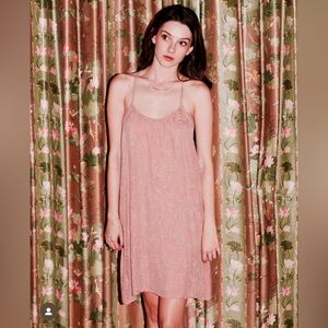Elegant Pink Mini Dress